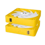 Thermaltake CT120 EX ARGB (Pack de 3x120mm) - Jaune, miniature 4