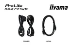 Iiyama Prolite XB2791QS-B1 -  27" QHD 75Hz IPS 1ms Pivot Adaptive Sync, miniature 8