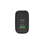 Port Chargeur mural GaN 65W - USB-C/USB-A - Noir, miniature 2