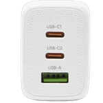 Bluestork Chargeur USB-C/USB-A 3 ports - 65W - Blanc, miniature 2