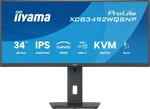 Iiyama Prolite XCB3492WQSNP-B1 - 34" CURVE UWQHD 100Hz USB-C DOCK KVM LAN, miniature 1