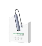 UGREEN 5 ports USB-C vers HDMI + 4 x USB 3.0 - 4K 30Hz - 0.15m - Gris, miniature 2