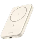 UGREEN Magnétique externe sans fil - 5000mAh - USB-C - 15W - Beige, miniature 1