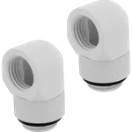 Corsair Pack de 2 Fitting coudé 90° Blanc G1/4 - CX-9055014-WW, miniature 3