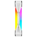 Corsair Kit x2 iCUE QL140 RGB Blanc 140mm - CO-9050106-WW, miniature 3