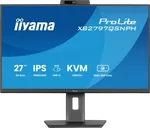 Iiyama Prolite XB2797QSNPH-B1 - 27" QHD 75Hz RJ45 Pivot Webcam USB-C DOCK 96W, miniature 2