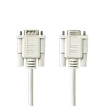 Nedis Câble D-Sub 9 mâle/femelle - 5m - Blanc, miniature 3