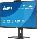 Iiyama Prolite XB2797QSNPH-B1 - 27" QHD 75Hz RJ45 Pivot Webcam USB-C DOCK 96W, miniature 5