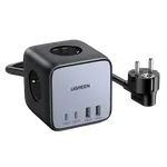 UGREEN Station de charge cube 7 ports - 65W - Noir/Gris, miniature 1