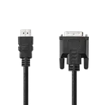 Nedis Câble HDMI vers DVI-D - 2m  - Noir, miniature 3