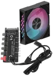 Deepcool CG580 FAN HUB Noir + R-EDF120-BKAPR86-G-1, miniature 1