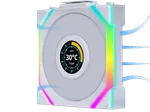 Lian-Li UNI FAN SL WIRELESS LCD ARGB REVERSE PWM 120mm - Blanc, miniature 2