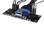 Alphacool Front I/O-Panel avec USB 3.0 pour Rack 1U, miniature 3