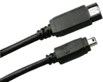 Câble Firewire IEEE1394 4P-9P, vue 1