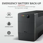 Trust PAXXON 800VA / 480W - 2 prises, miniature 2