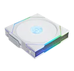 Lian-Li UNI FAN TL Sans fil LCD ARGB PWM + Contrôleur Reverse Blade - Pack 3x120mm - Blanc, miniature 2