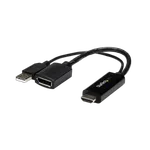 StarTech Adaptateur HDMI vers DP mâle/femelle - 15,2cm, miniature 1