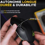 The G-LAB Kult Krypton - Sans-Fil - RGB - Noir, miniature 6