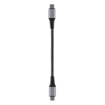 T'nB Câble USB-C vers USB-C - 1,5m nylon RPET - Noir, miniature 2