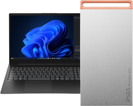 Pack Lenovo V15 G5 15.6" FHD/i3-1315U/16Go/512Go/W11 + SSD PS6S 512Go